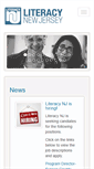 Mobile Screenshot of literacynj.org